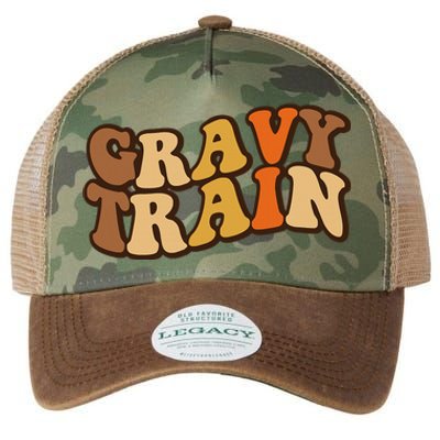 Gravy Train Vintage Thanksgiving Turkey Funny Love Gravy Legacy Tie Dye Trucker Hat