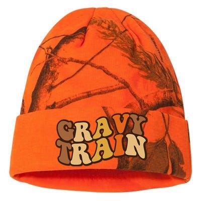 Gravy Train Vintage Thanksgiving Turkey Funny Love Gravy Kati Licensed 12" Camo Beanie