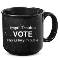 Good Trouble Vote Necessary Trouble 15oz Campfire Ceramic Mug