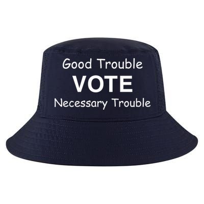 Good Trouble Vote Necessary Trouble Cool Comfort Performance Bucket Hat