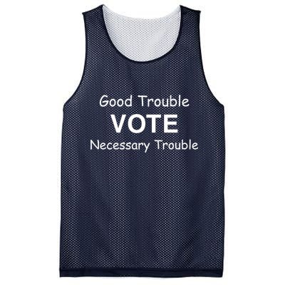 Good Trouble Vote Necessary Trouble Mesh Reversible Basketball Jersey Tank