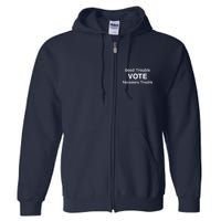 Good Trouble Vote Necessary Trouble Full Zip Hoodie