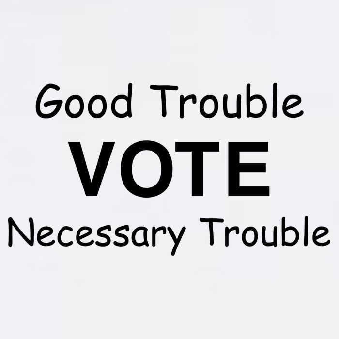Good Trouble Vote Necessary Trouble Garment-Dyed Sweatshirt