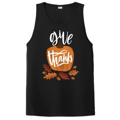 Give Thanks Vintage Fall Thanksgiving PosiCharge Competitor Tank