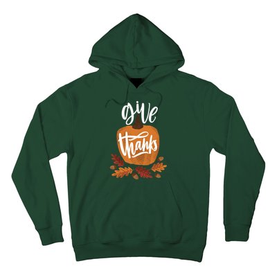 Give Thanks Vintage Fall Thanksgiving Hoodie