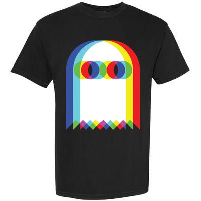 Ghost Trippy Vaporwave Halloween Techno Rave Edm Music Party Garment-Dyed Heavyweight T-Shirt