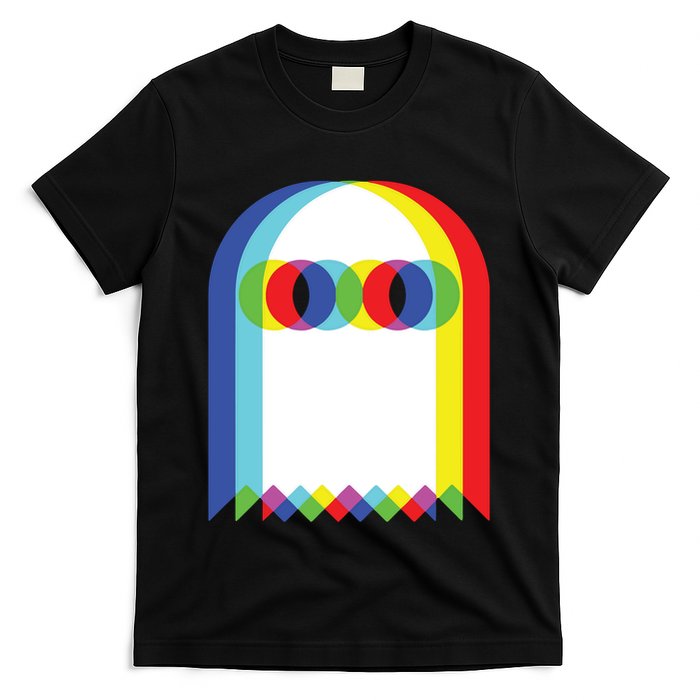 Ghost Trippy Vaporwave Halloween Techno Rave Edm Music Party T-Shirt