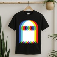 Ghost Trippy Vaporwave Halloween Techno Rave Edm Music Party T-Shirt