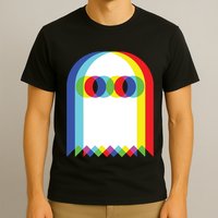 Ghost Trippy Vaporwave Halloween Techno Rave Edm Music Party T-Shirt