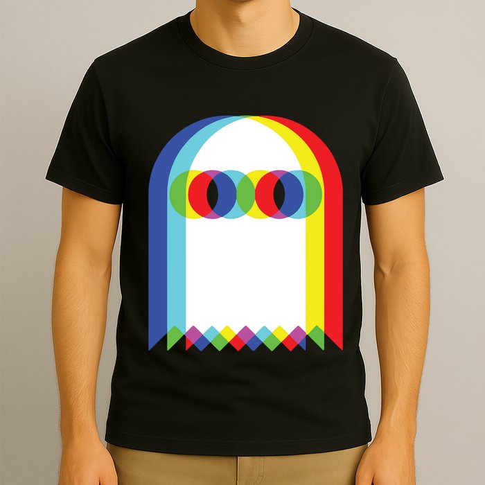Ghost Trippy Vaporwave Halloween Techno Rave Edm Music Party T-Shirt