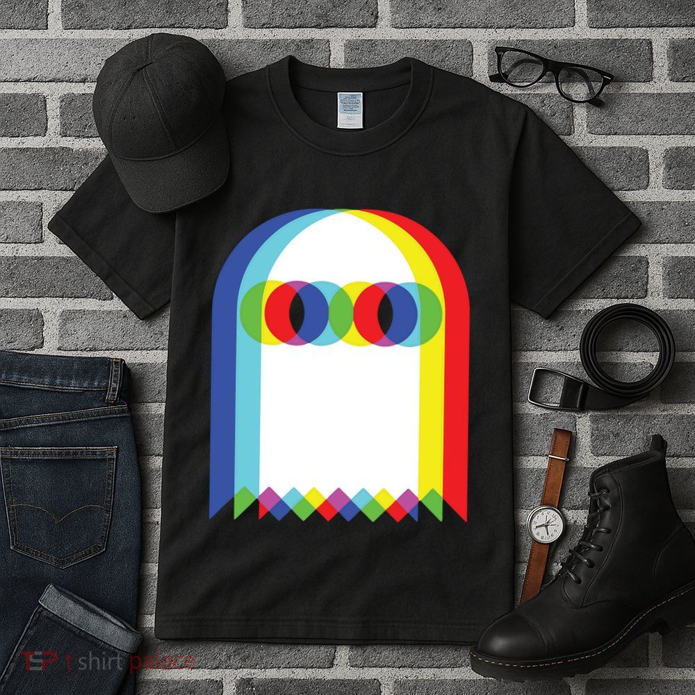 Ghost Trippy Vaporwave Halloween Techno Rave Edm Music Party Tall T-Shirt
