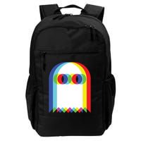 Ghost Trippy Vaporwave Halloween Techno Rave Edm Music Party Backpack