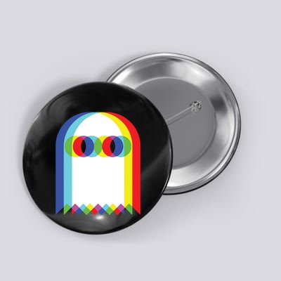 Ghost Trippy Vaporwave Halloween Techno Rave Edm Music Party Button