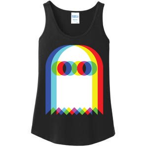 Ghost Trippy Vaporwave Halloween Techno Rave Edm Music Party Ladies Essential Tank