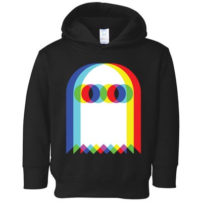 Ghost Trippy Vaporwave Halloween Techno Rave Edm Music Party Toddler Hoodie