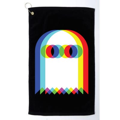 Ghost Trippy Vaporwave Halloween Techno Rave Edm Music Party Golf Towel