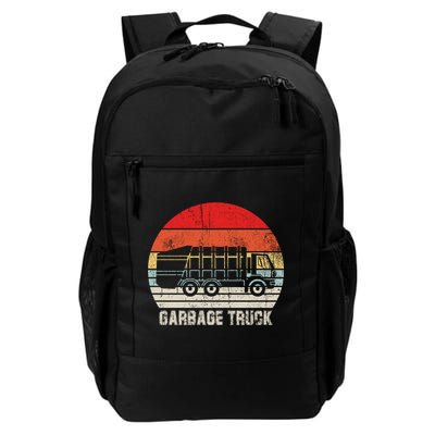 Garbage Truck Vintage Retro Backpack