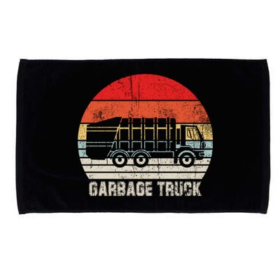 Garbage Truck Vintage Retro Microfiber Hand Towel