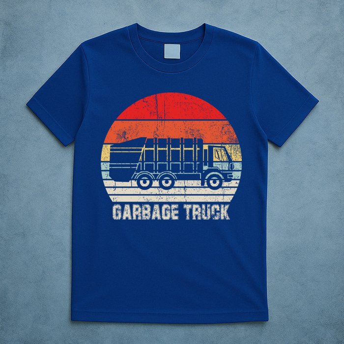 Garbage Truck Vintage Retro T-Shirt