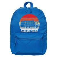 Garbage Truck Vintage Retro 16 in Basic Backpack