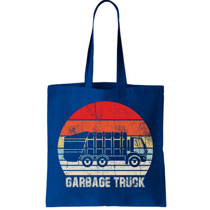 Garbage Truck Vintage Retro Tote Bag