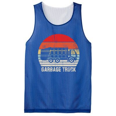 Garbage Truck Vintage Retro Mesh Reversible Basketball Jersey Tank