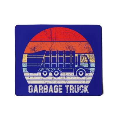 Garbage Truck Vintage Retro Mousepad