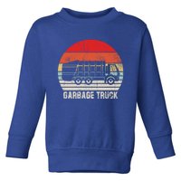 Garbage Truck Vintage Retro Toddler Sweatshirt