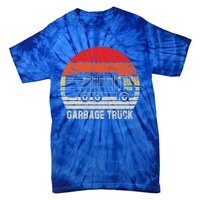 Garbage Truck Vintage Retro Tie-Dye T-Shirt