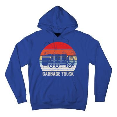 Garbage Truck Vintage Retro Tall Hoodie