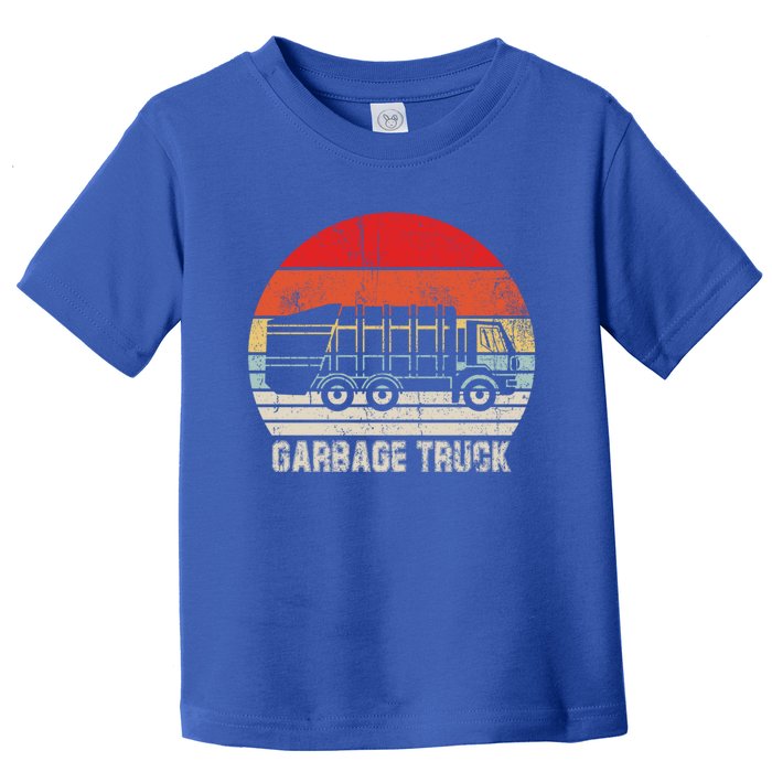 Garbage Truck Vintage Retro Toddler T-Shirt