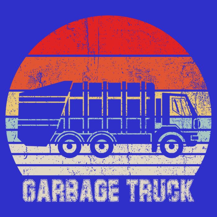 Garbage Truck Vintage Retro Visor