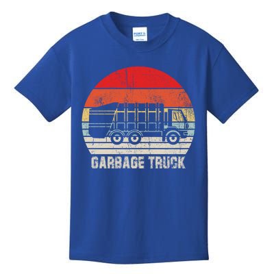 Garbage Truck Vintage Retro Kids T-Shirt