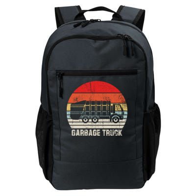 Garbage Truck Vintage Retro Daily Commute Backpack