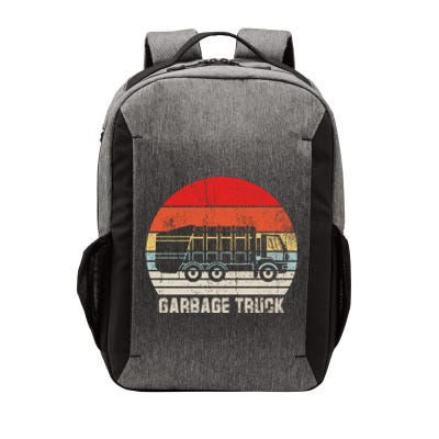 Garbage Truck Vintage Retro Vector Backpack