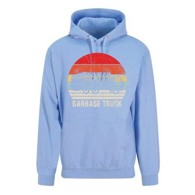 Garbage Truck Vintage Retro Unisex Surf Hoodie