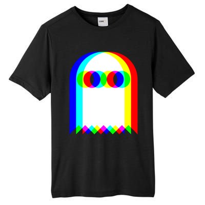 Ghost Trippy Vaporwave Halloween Techno Rave EDM Music Party Tall Fusion ChromaSoft Performance T-Shirt