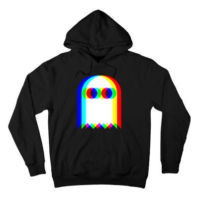 Ghost Trippy Vaporwave Halloween Techno Rave EDM Music Party Tall Hoodie