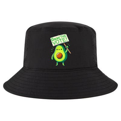 Guac The Vote Funny Avocado Voting Election Cool Comfort Performance Bucket Hat