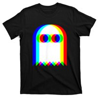 Ghost Trippy Vaporwave Halloween Techno Rave Edm Music Party T-Shirt