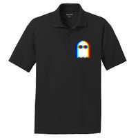 Ghost Trippy Vaporwave Halloween Techno Rave Edm Music Party PosiCharge RacerMesh Polo