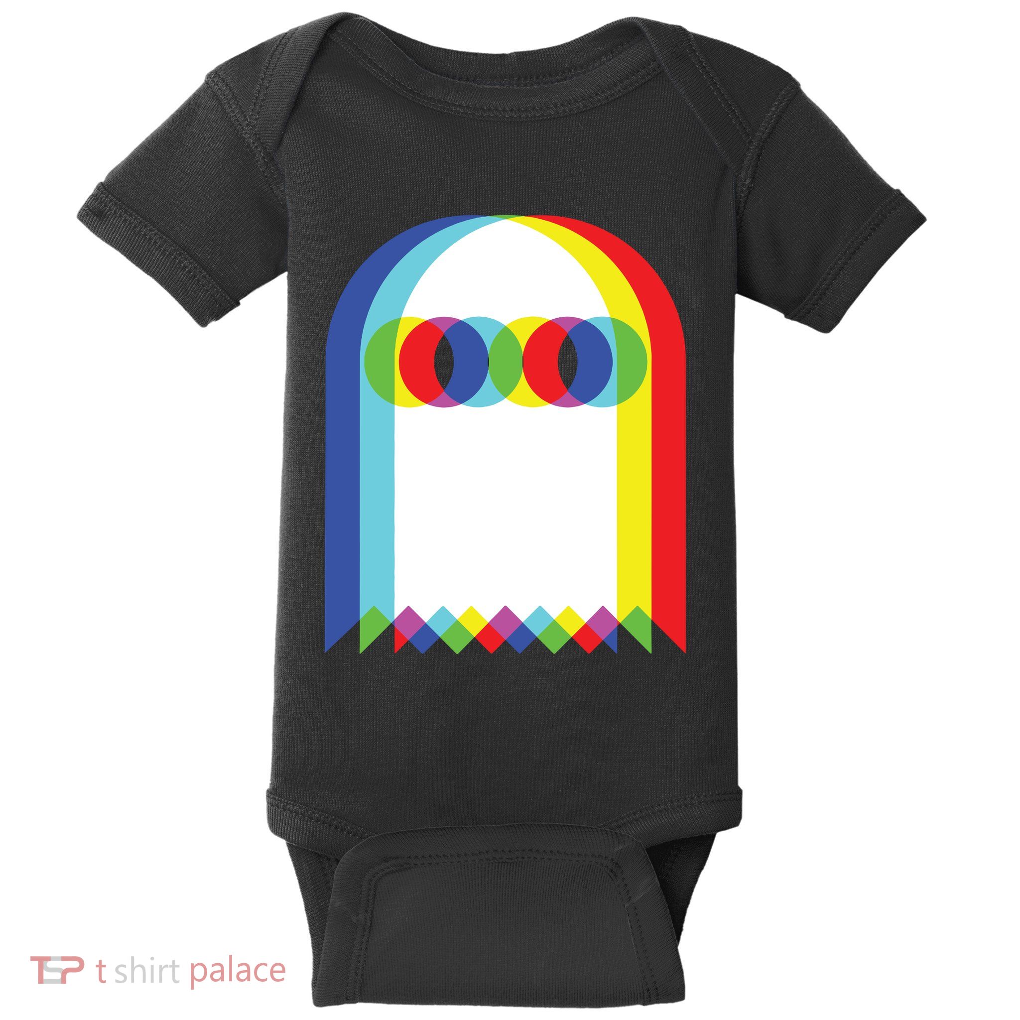 Ghost Trippy Vaporwave Halloween Techno Rave Edm Music Party Tank Top Baby Bodysuit