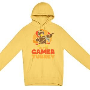 Gamer Turkey Video Games Gaming Thanksgiving Gift Premium Pullover Hoodie