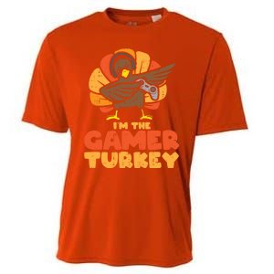 Gamer Turkey Video Games Gaming Thanksgiving Gift Cooling Performance Crew T-Shirt