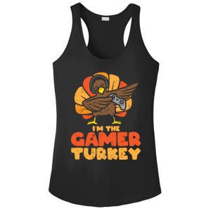 Gamer Turkey Video Games Gaming Thanksgiving Gift Ladies PosiCharge Competitor Racerback Tank