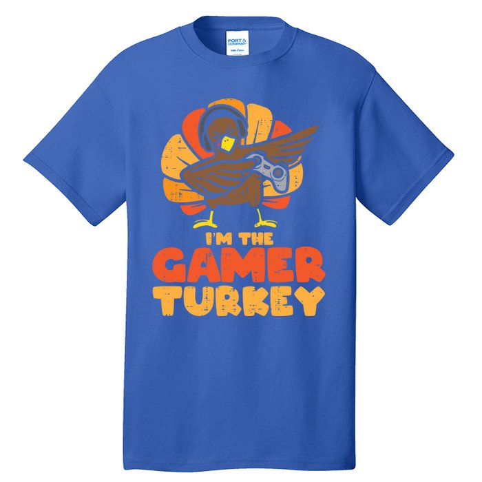 Gamer Turkey Video Games Gaming Thanksgiving Gift Tall T-Shirt