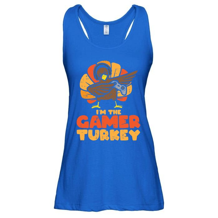 Gamer Turkey Video Games Gaming Thanksgiving Gift Ladies Essential Flowy Tank