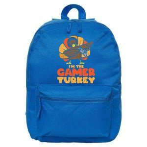 Gamer Turkey Video Games Gaming Thanksgiving Gift 16 in Basic Backpack