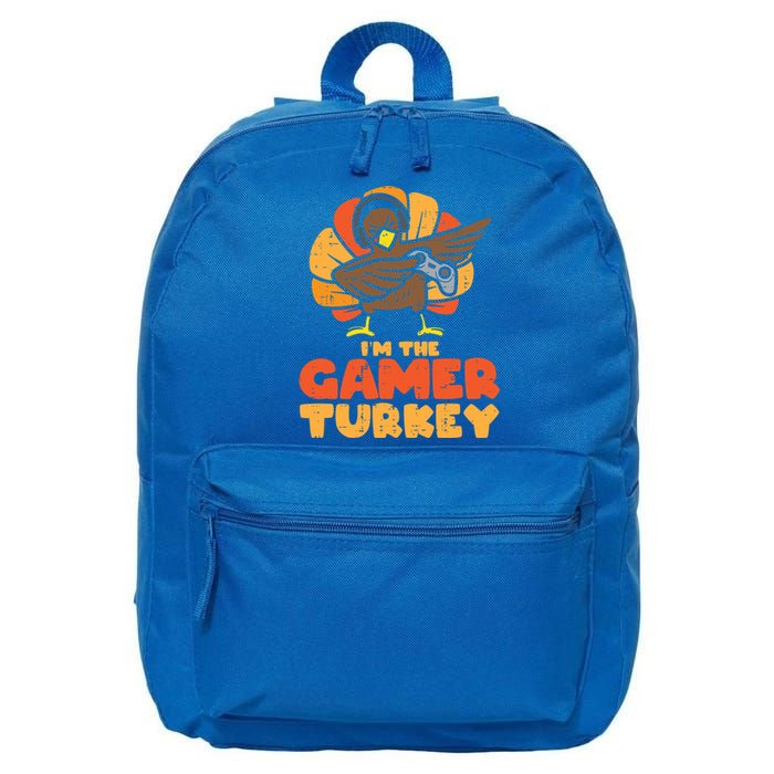 Gamer Turkey Video Games Gaming Thanksgiving Gift 16 in Basic Backpack