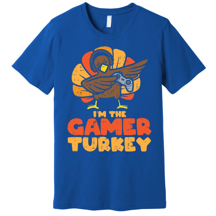 Gamer Turkey Video Games Gaming Thanksgiving Gift Premium T-Shirt